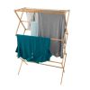 Portable Bamboo Clothes Drying Rack- Collapsible and Compact for Indoor/Outdoor Use By