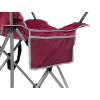 Max Shade Folding Chair Adult- Red/Gray
